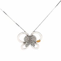 Necklace Recarlo Woman in Gold Diamante 0.11 Ct AD 216/B - AD 216/B